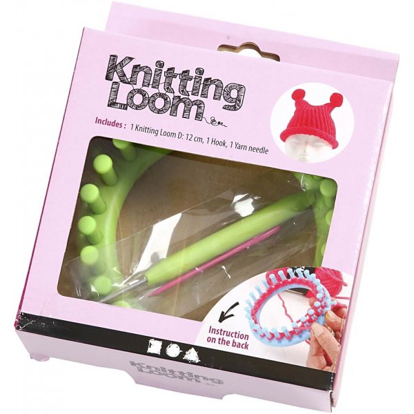 Tricoter avec une aiguille et un crochet