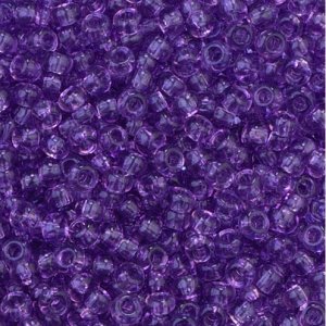 Perles de rocaille transparentes - violet Perles de rocaille transparentes - violet