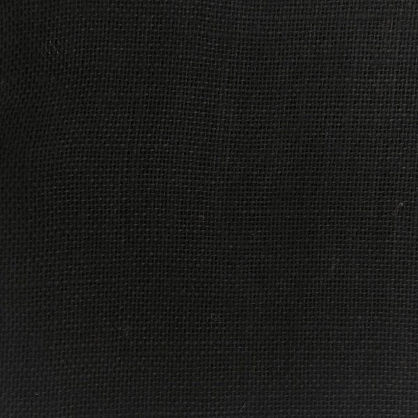 Tissu de jute de couleur noire