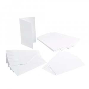 Carte double 220g - 10,5x21 cm - paquet de 5 Carte double 220g - 10,5x21 cm - paquet de 5