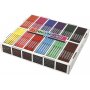 Crayons Colortime - couleurs mlanges - 2 mm - 12x24 pcs