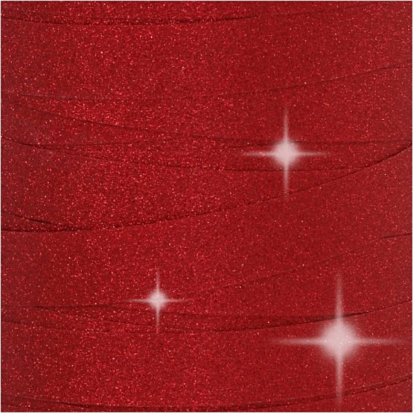 Cordon cadeau - rouge - paillettes - 100 m Cordon cadeau - rouge - paillettes - 100 m