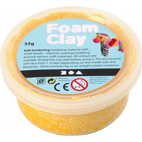 Foam Clay - jaune - 35 g