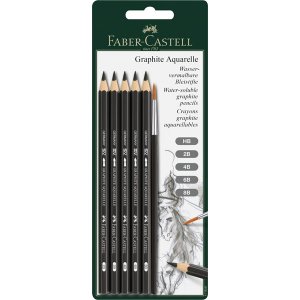 Coffret stylos aquarelle Faber-Castell - 5 Stylos + Pinceau Coffret stylos aquarelle Faber-Castell - 5 Stylos + Pinceau