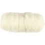 Laine carde - blanc - 100 g