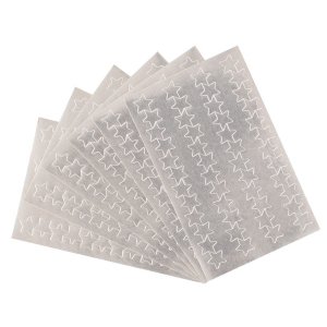Étoiles argentées 288 pcs 13 mm Étoiles argentées 288 pcs 13 mm