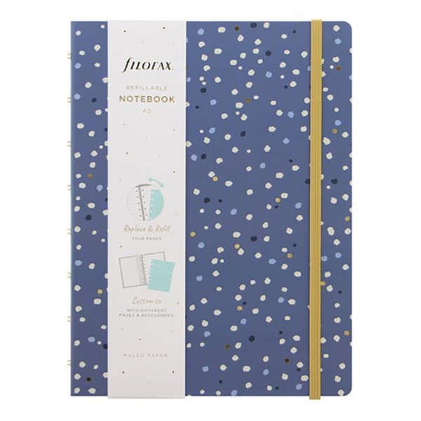 Carnet Filofax A5 - Indigo Neige