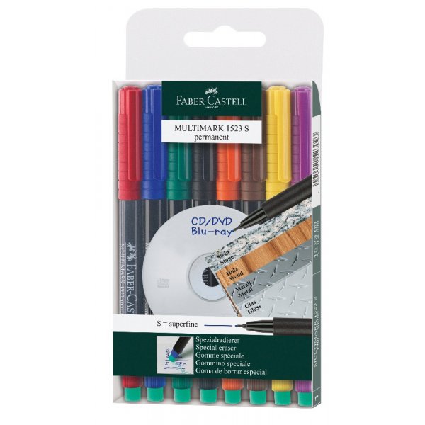 Marqueur permanent Multimarker S - 8 couleurs