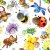 Tricot à motifs 150 cm - Petits insectes vitaux Tricot à motifs 150 cm - Petits insectes vitaux