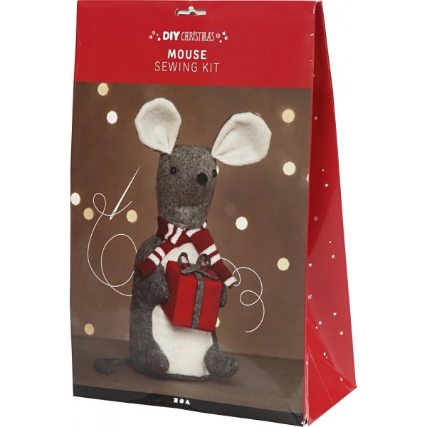Kit de bricolage - Souris de Noël Kit de bricolage - Souris de Noël