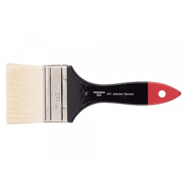 Pinceau  vernis Amsterdam Cheveux synthtiques - 7,62 cm