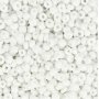 Perles de rocaille - blanches - 25 g