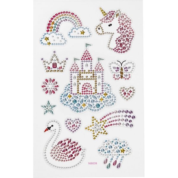 Stickers diamants - licornes