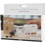 Machine  coudre portative - blanche