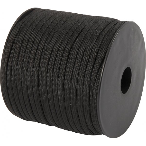 Cordon à nouer - noir - 50 m Cordon à nouer - noir - 50 m