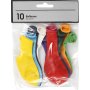 Ballons - couleurs mlanges - 23 cm - 10 pcs