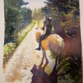 Image client Peinture aquarelle W&N Cotman Tube 21ml - 179 Teinte Bleu Cobalt
