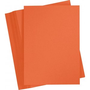 Carton coloré - orange - A4 - 180 g - 100 feuilles Carton coloré - orange - A4 - 180 g - 100 feuilles