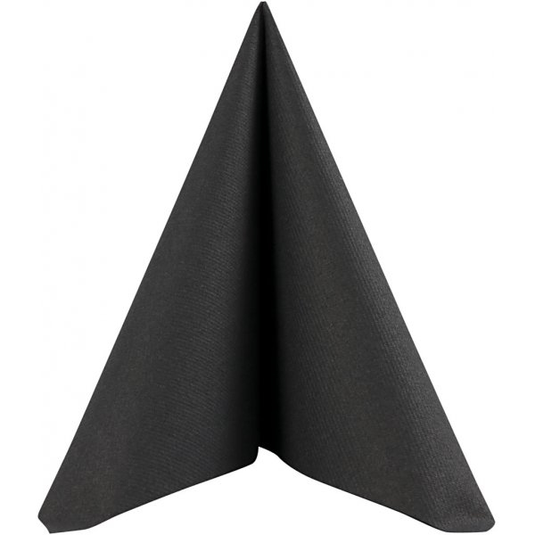 Serviettes - noir - 20 pcs