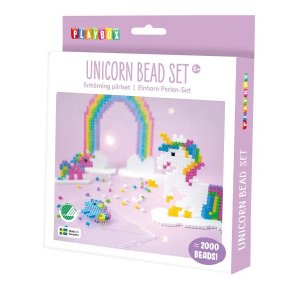 Kit de perles Licorne - Kit de loisirs cr�atifs avec perles tubulaires