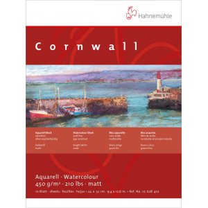 Bloc aquarelle Hahnemühle Cornwall 450g Mat Bloc aquarelle Hahnemühle Cornwall 450g Mat