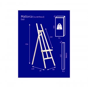 Chevalet - Studio A-Frame N°40 - Majorque (Pin) - KIT Chevalet - Studio A-Frame N°40 - Majorque (Pin) - KIT