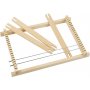 Structure en tissu avec rails en fer et 3 navettes