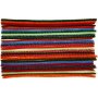 Cure-pipe - 6 mm - couleurs mlanges - ray - 30 pcs
