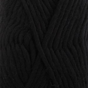 Fil DROPS Snow Uni Color - 50g - Noir (02) Fil DROPS Snow Uni Color - 50g - Noir (02)