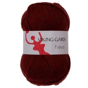 Fil Viking Fröya 50g - Bourgogne (254) Fil Viking Fröya 50g - Bourgogne (254)