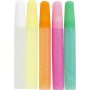Colle paillete - couleurs pastel - 5 x 10 ml