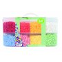 Perles en tube dans une bo�te de rangement 24 000 perles