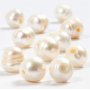 Perles d'eau douce - Ø9-12 mm - nacre - 10 pcs