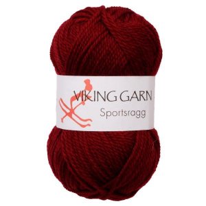 Fil Viking Chiffon de sport 50g - Rouge foncé (555) SR Fil Viking Chiffon de sport 50g - Rouge foncé (555) SR