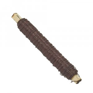 Fil en rouleau 0,70 mm - marron 100 g Fil en rouleau 0,70 mm - marron 100 g