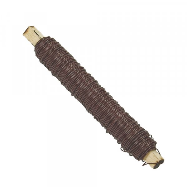 Fil en rouleau 0,70 mm - marron 100 g