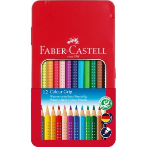 Crayons aquarelle Grip 2001 12 couleurs - Étui en métal Crayons aquarelle Grip 2001 12 couleurs - Étui en métal