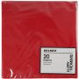Serviettes - bordeaux - 20 pcs
