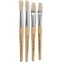 Brosses pour enfants - en bois - 4 pcs