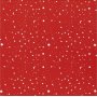 Papier cadeau - rouge fonc - Etoiles et lunes - 5 m