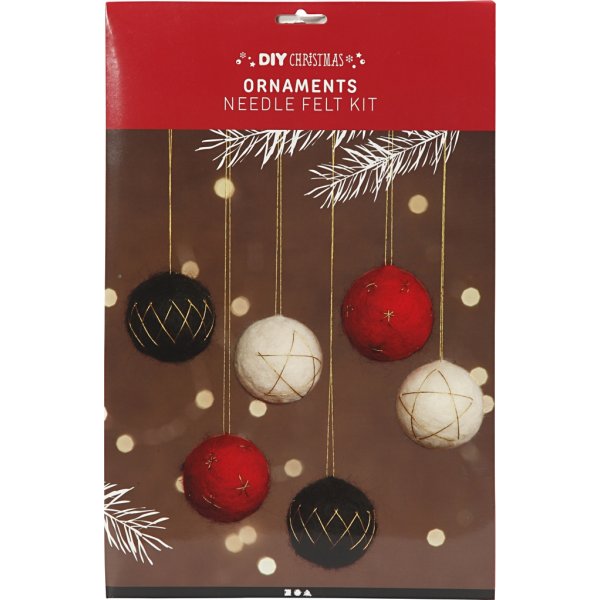 Set de bricolage - Boules de Noël - 6 pcs Set de bricolage - Boules de Noël - 6 pcs