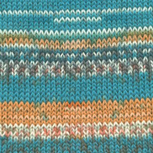 Fil DROPS Fable Print - 50g - Bleu mer (162) Fil DROPS Fable Print - 50g - Bleu mer (162)