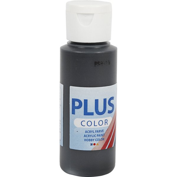 Peinture Plus Color Hobby - noir - 60 ml Peinture Plus Color Hobby - noir - 60 ml