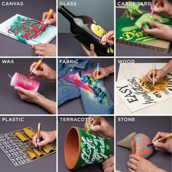 Marqueurs acryliques One4All Twin 1,5 + 4 mm Marqueurs acryliques One4All Twin 1,5 + 4 mm