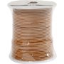 Cordon en cuir - beige - 2 mm - 50 m