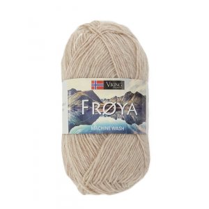 Fil Viking Fröya 50g - Beige blanc (280) Fil Viking Fröya 50g - Beige blanc (280)