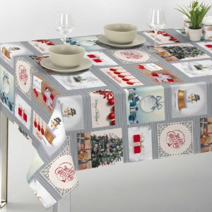 Toile cirée - Noël 12 Toile cirée en mélange PVC Toile cirée - Noël 12 Toile cirée en mélange PVC