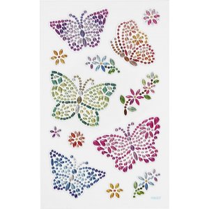 Stickers diamant - papillons Stickers diamant - papillons
