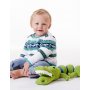 Patron tricot - Pull tricot avec motifs en couleurs