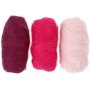 Laine carde - harmonie violet/rose - 3 x 10 g